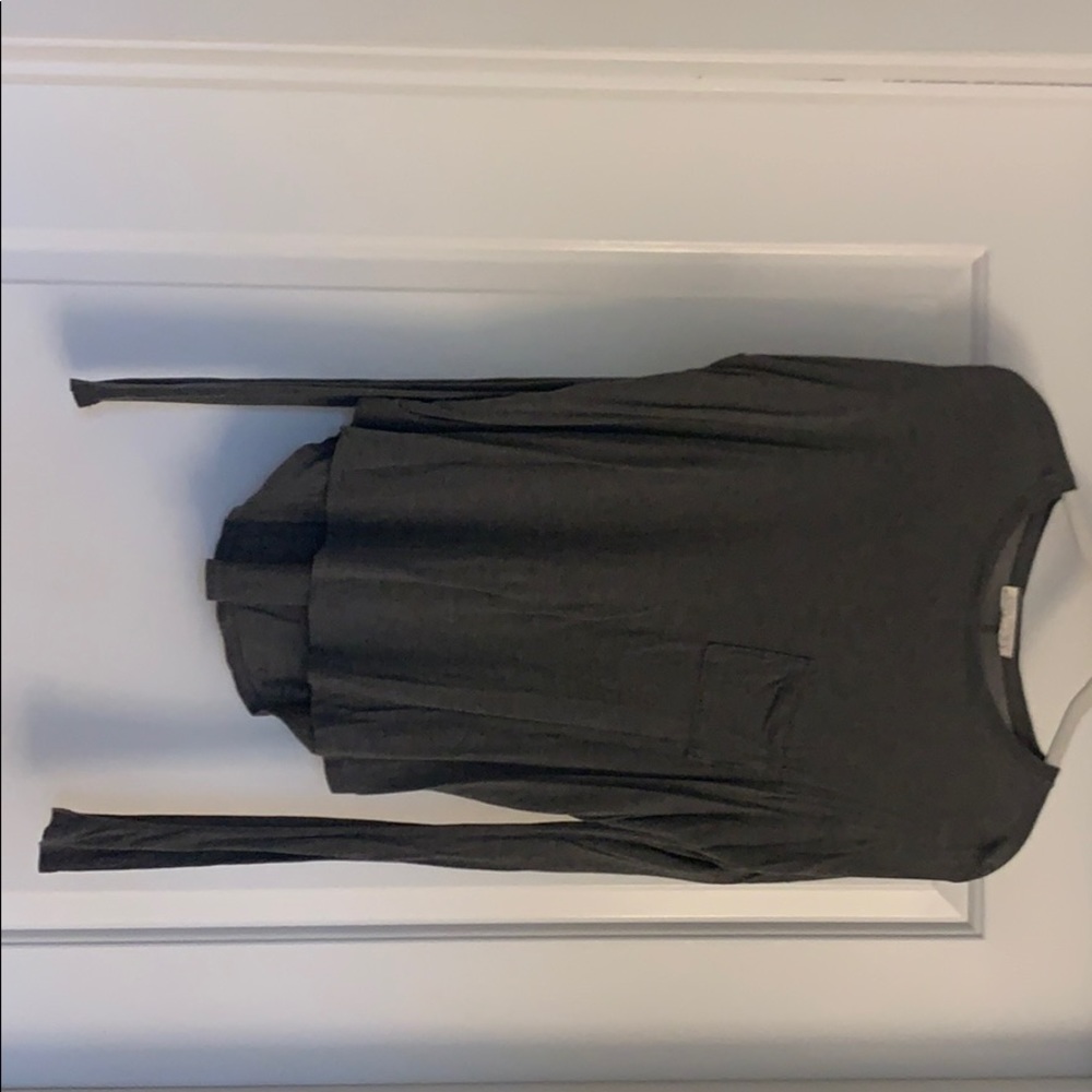 simple grey long sleeve